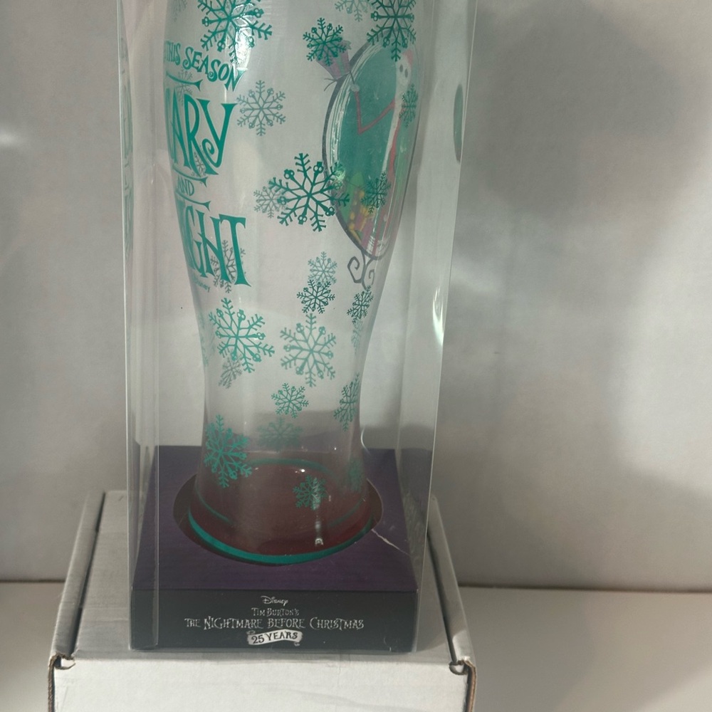 Disney Nightmare Before Christmas‎ Santa Jack Glass Goblet 26oz - Picture 4 of 12